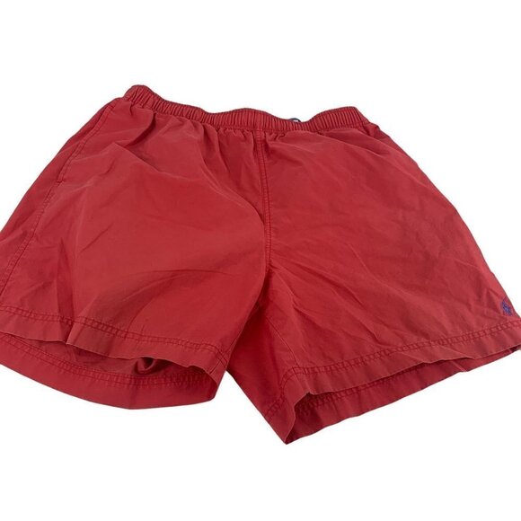 Ralph Lauren Polo Sport Swim Trunks Red with Blue Pony Size Large - Picture 1 of 7